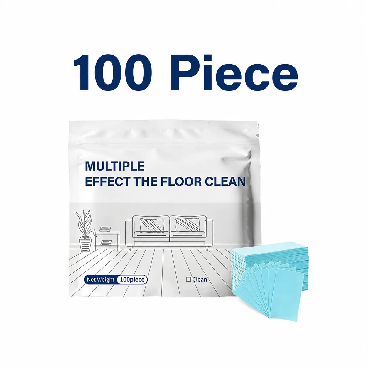 🧼IEY® 100 Piece Floor Cleaning Tablets Multi-Surface Antibacterial Cleaner for Hardwood, Tile & Laminate