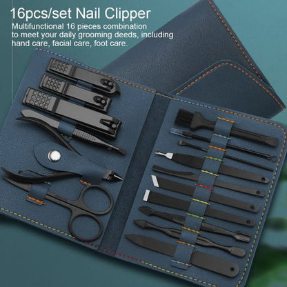 16pc Nail Clipper Manicure Set