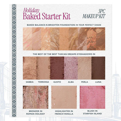 🔥LAST DAY 60% OFF -Baked Starter Kit - Tuscan Dreams includes Baked Multicolor Eyeshadow Palette